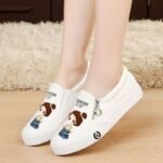 Autumn flat slip canvas shoes female student's Korean Shoes - Image 10