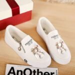 Autumn flat slip canvas shoes female student's Korean Shoes - Image 5
