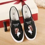 Autumn flat slip canvas shoes female student's Korean Shoes - Image 11