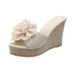 2025 Summer Edition New Style Wedge Flower  High Heel - Image 2