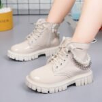 Girls Martin boots 2025 new spring and autumn children's