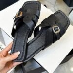 Foreign trade 2025 summer new square head cross Slipper
