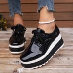European and American thick-soled platform shoes for women autumn