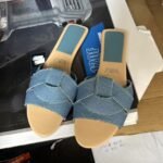 Foreign trade 2025 summer new square head cross Slipper - Image 15