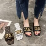 European and American flat sandals for women