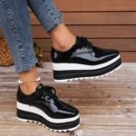 European and American thick-soled platform shoes for women autumn - Image 7