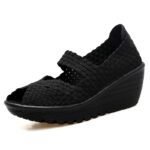 Hand-woven shoes for women 2025 season daily fashion casual woven - Image 4