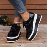 European and American thick-soled platform shoes for women autumn - Image 4