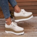 European and American thick-soled platform shoes for women autumn - Image 3